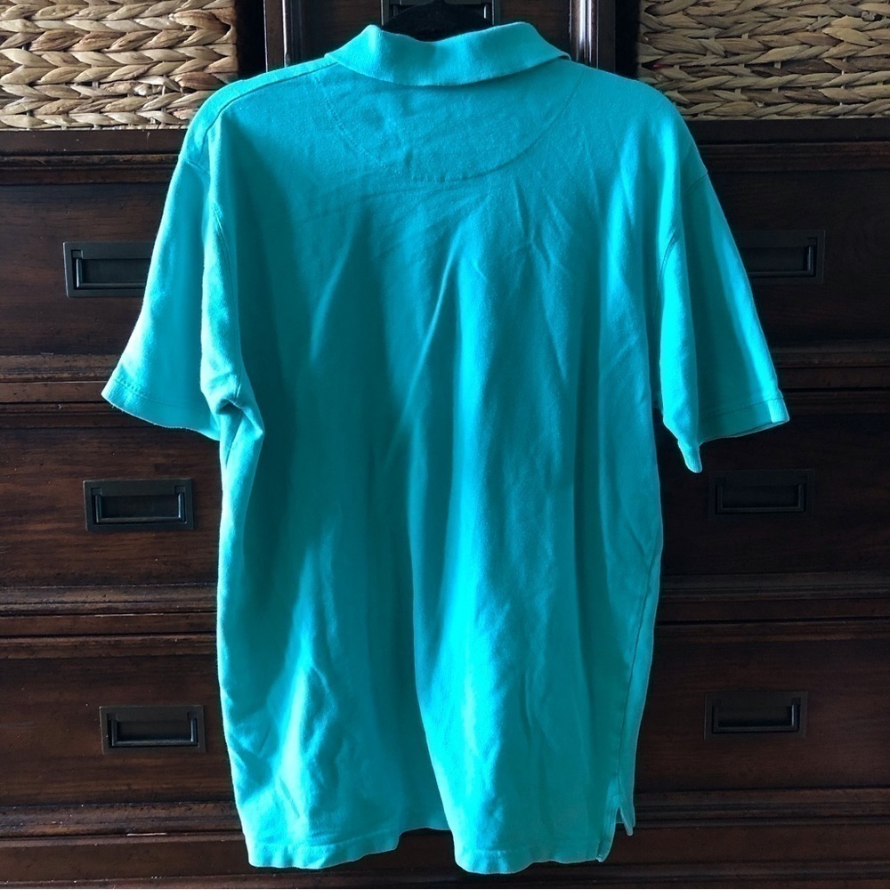 Sun River teal polo short sleeve shirt - Picture 2 of 7